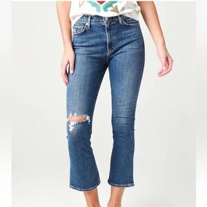 CITIZENS OF HUMANITY DEMY CROPPED COMFORT STRETCH BOOT JEANS SIZE 27